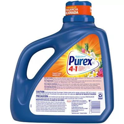 Purex Liquid Laundry Detergent, Tahitian Breeze, 150 Fluid Ounces, 115 Loads — view 3