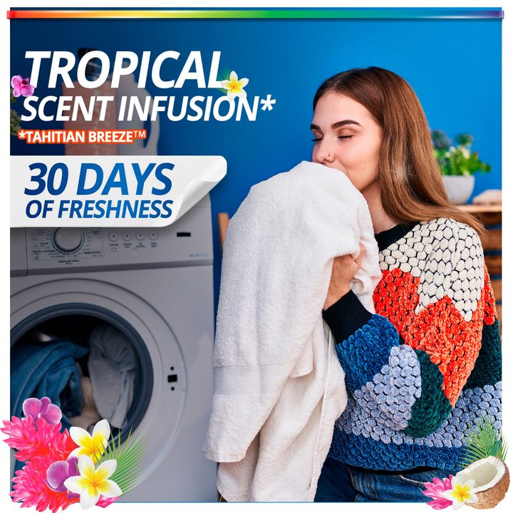 Purex Liquid Laundry Detergent, Tahitian Breeze, 150 Fluid Ounces, 115 Loads — view 4