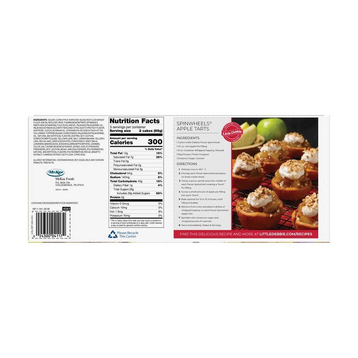 Little Debbie Chocolate, Fall Party Cakes, Twin-Wrapped, 10 ct — view 2