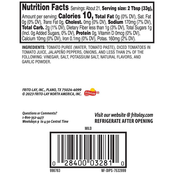 Tostitos Chunky Salsa Mild 24 Oz — view 2