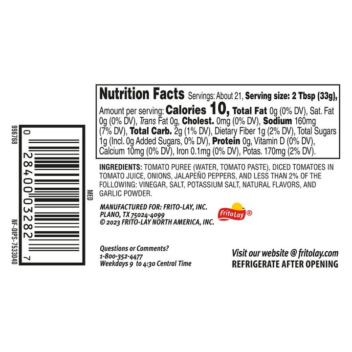 Tostitos Chunky Salsa Medium 24 Oz — view 2