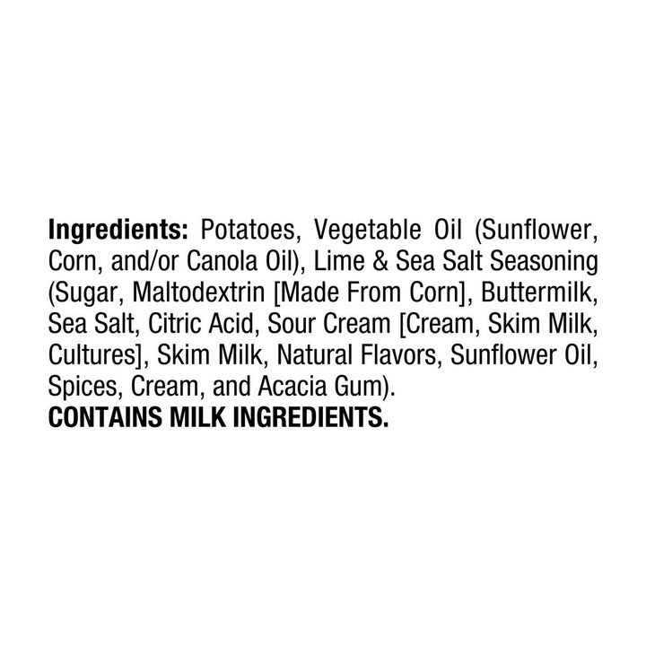 Lay's Potato Chips, Lime & Sea Salt Flavored, 7.75 oz — view 2