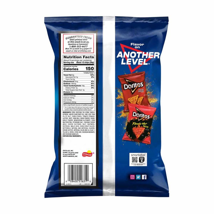 Doritos Cool Ranch Flavored Tortilla Chips, 9.25 oz — view 2