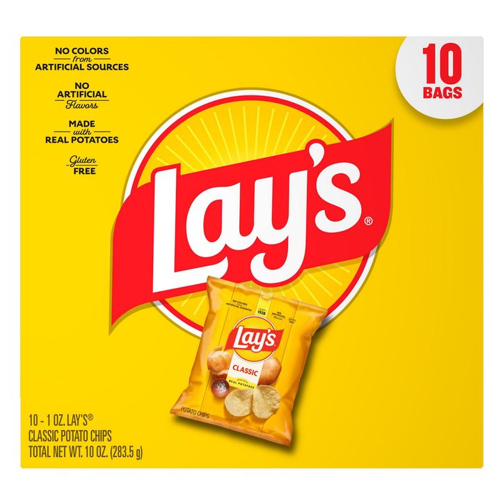 Lay's Potato Chips Classic 1 Oz, 10 Count — view 3