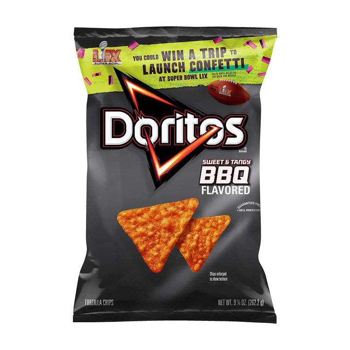 Doritos Tortilla Chips, Sweet & Tangy BBQ Flavored, 9.25 oz — view 3