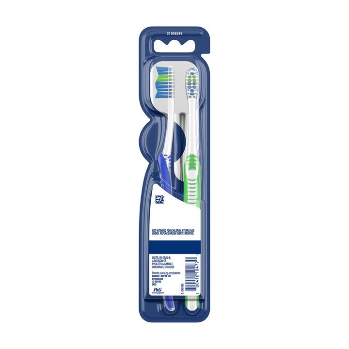 Oral-B Advanced Clean Toothbrushes, Color Changing Bristles, Soft, 2 ct — view 4
