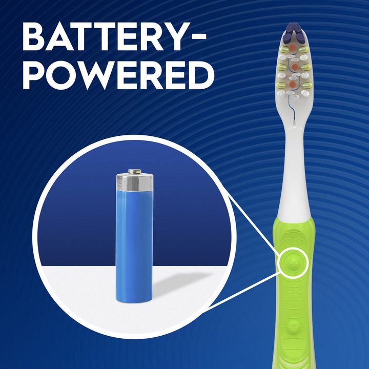 Oral-B Vibrating Expert Clean Pulsar Toothbrush, Vibrating Battery Toothbrush, Medium, 1 Count — view 4