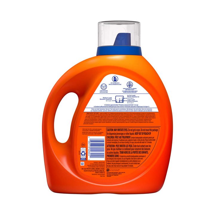 Tide Ultra Oxi HE Compatible Liquid Laundry Detergent - 74 loads, 115 fl oz — view 2