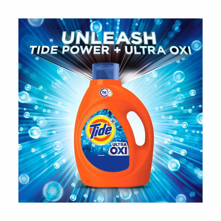 Tide Ultra Oxi HE Compatible Liquid Laundry Detergent - 74 loads, 115 fl oz — view 4