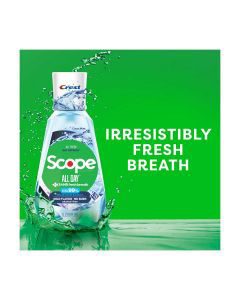 Crest Scope All Day Alcohol Free Mouthwash, 1 L — view 3