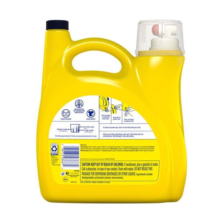 Tide Simply Liquid Laundry Detergent - Daybreak Fresh, 114 Loads - 165 fl oz — view 2