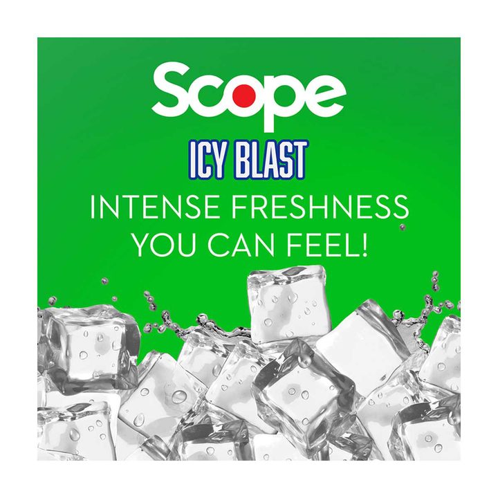 Crest Scope Icy Blast Mouthwash with Alcohol, 1L, Fights Plaque and Gingivitis — view 4
