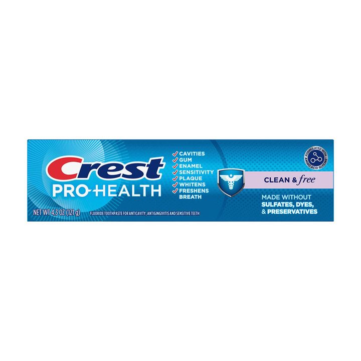 Crest Pro-Health Clean & Free Toothpaste (4.3oz) — view 2