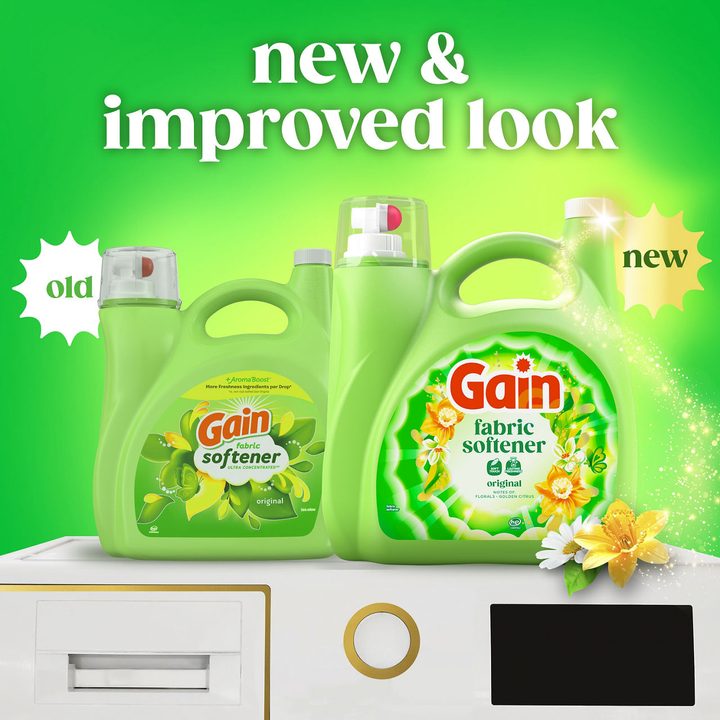 Gain Liquid Fabric Softener, Original Scent, 140 fl oz — view 3