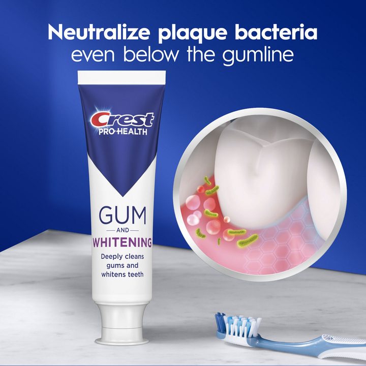 Crest Pro-Health Gum & Whitening Toothpaste, 4.8 oz — view 3