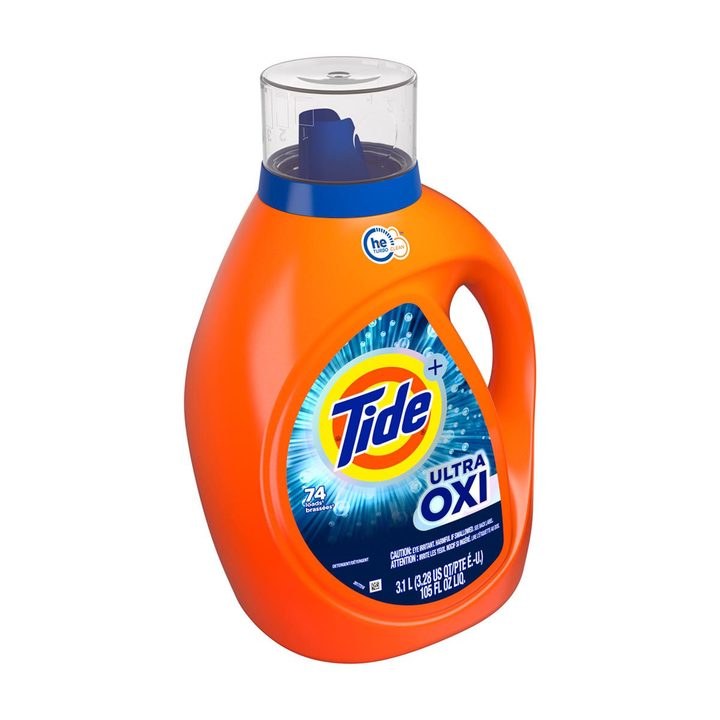 Tide Ultra Oxi Liquid Laundry Detergent, 74 loads, 105 fl oz — view 2
