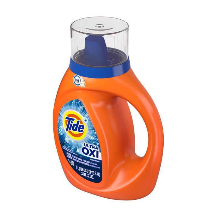 Tide Ultra Oxi Liquid Laundry Detergent, HE Compatible, 34 fl oz - 24 Loads — view 3