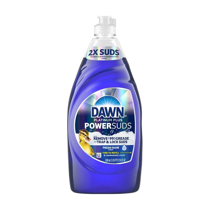 Dawn Platinum Plus PowerSuds Dish Soap, Fresh Rain, 21.6 fl oz — view 4