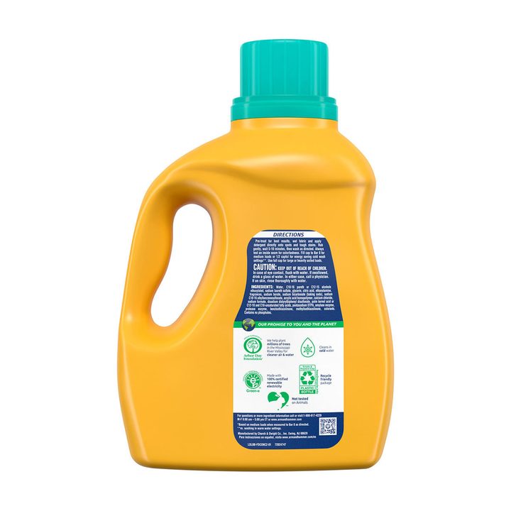 Arm & Hammer Plus OxiClean Fade Defense Liquid Laundry Detergent - 77 Loads, 100.5 fl oz — view 2
