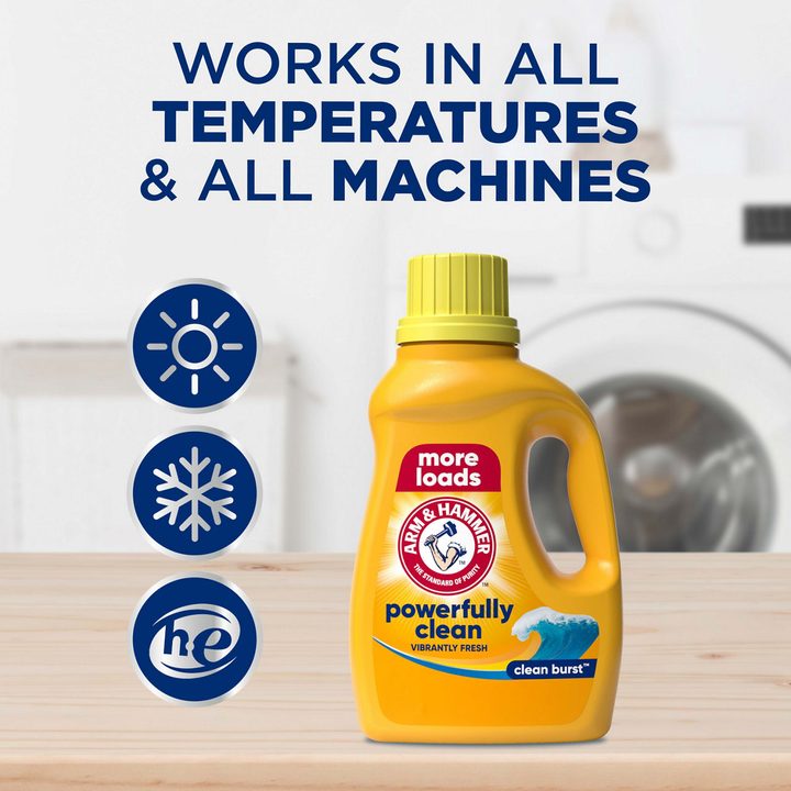 ARM & HAMMER Clean Burst, 67 Loads Liquid Laundry Detergent, 67 Fl oz — view 3