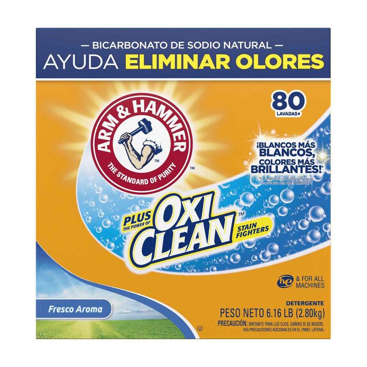 ARM & HAMMER Plus OxiClean Powder Laundry Detergent, Fresh Scent, 80 Loads — view 3