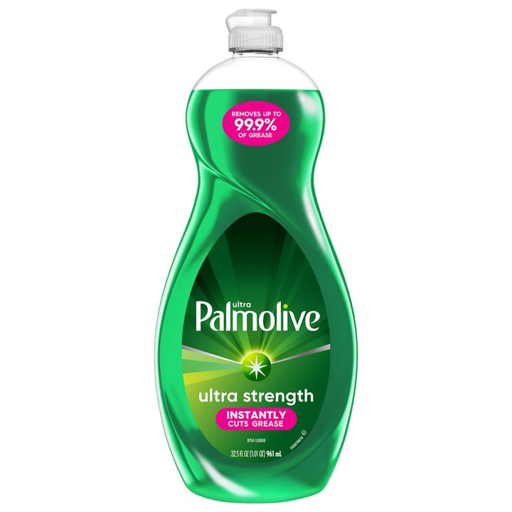 Palmolive Ultra Strength Liquid Dish Soap, Cuts Grease and Grime, No Soaking Needed, 32.5 fl oz — view 4