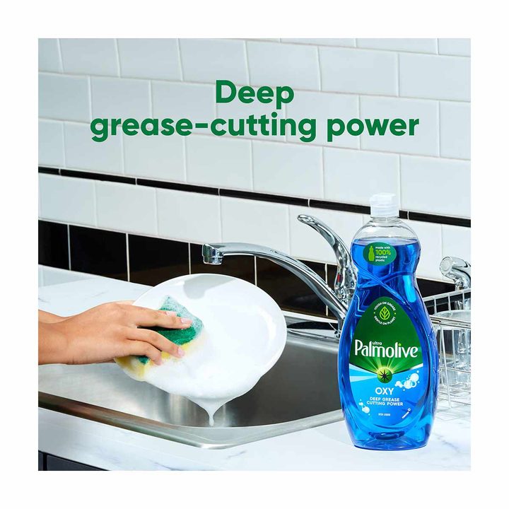 Palmolive Ultra Dishwashing Liquid Dish Soap, Oxy Power Degreaser, 46 fl oz — view 2