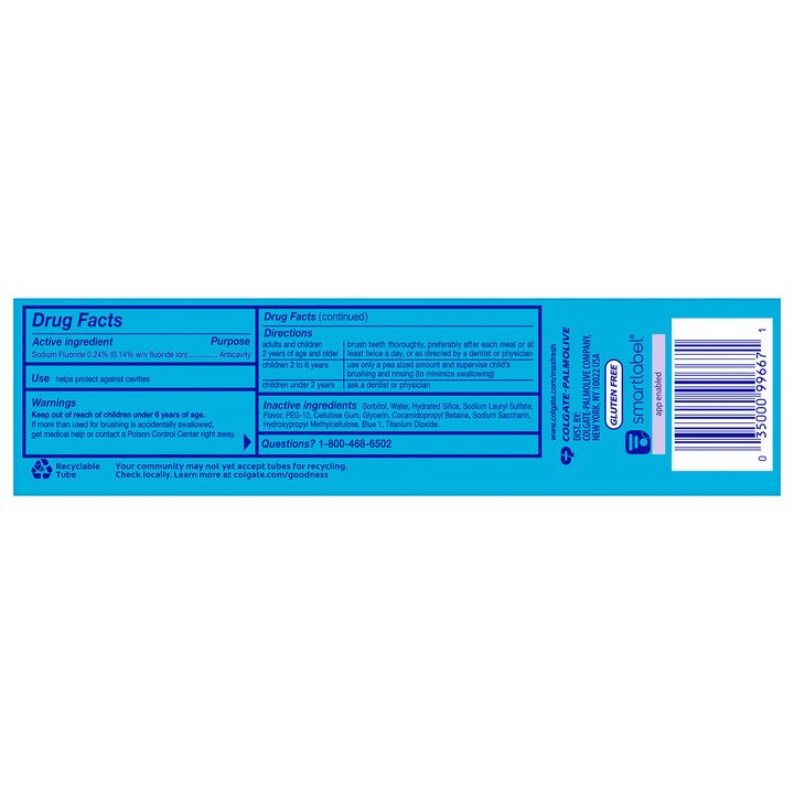 Colgate MaxFresh Cool Mint Toothpaste, 6.3 oz — view 3