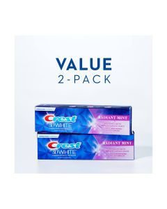 Crest 3D White Radiant Mint Toothpaste, 3.8 oz, 2 ct — view 3