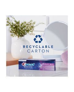 Crest 3D White Radiant Mint Toothpaste, 3.8 oz, 2 ct — view 4
