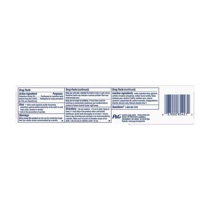 Crest Pro-Health Sensitivity Whitening Plus Scope Toothpaste, 6.0 oz — view 4