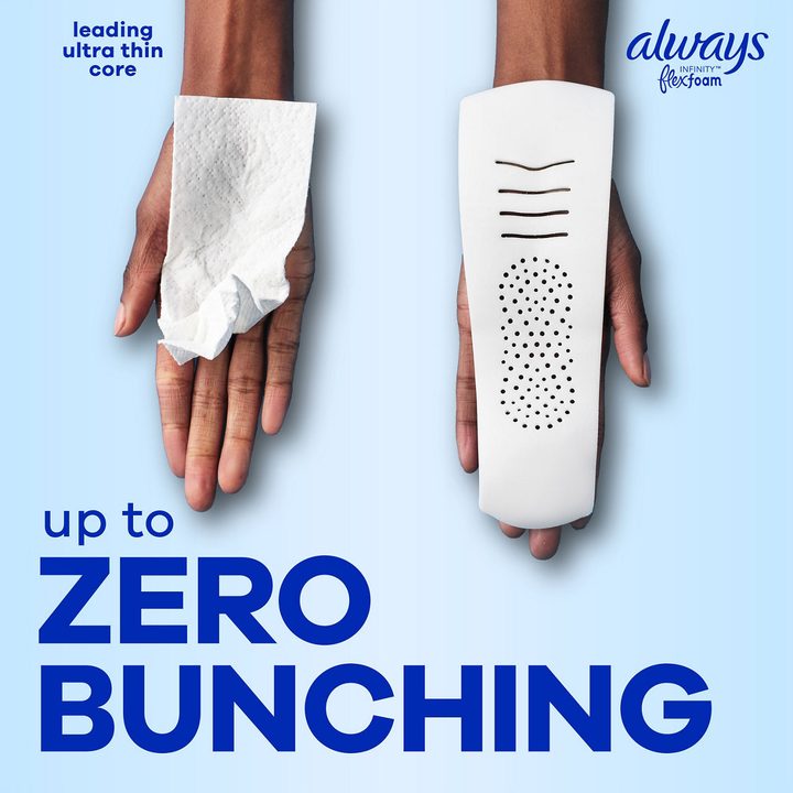 Always Infinity with FlexFoam Pads, Size 3, Extra Heavy, with Wings, Unscented, 28 CT — view 3