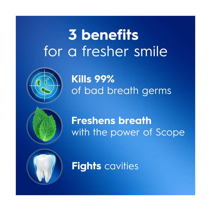 Crest Whitening Plus Scope Outlast Toothpaste, Long Lasting Mint, 5.4 oz Triple — view 3