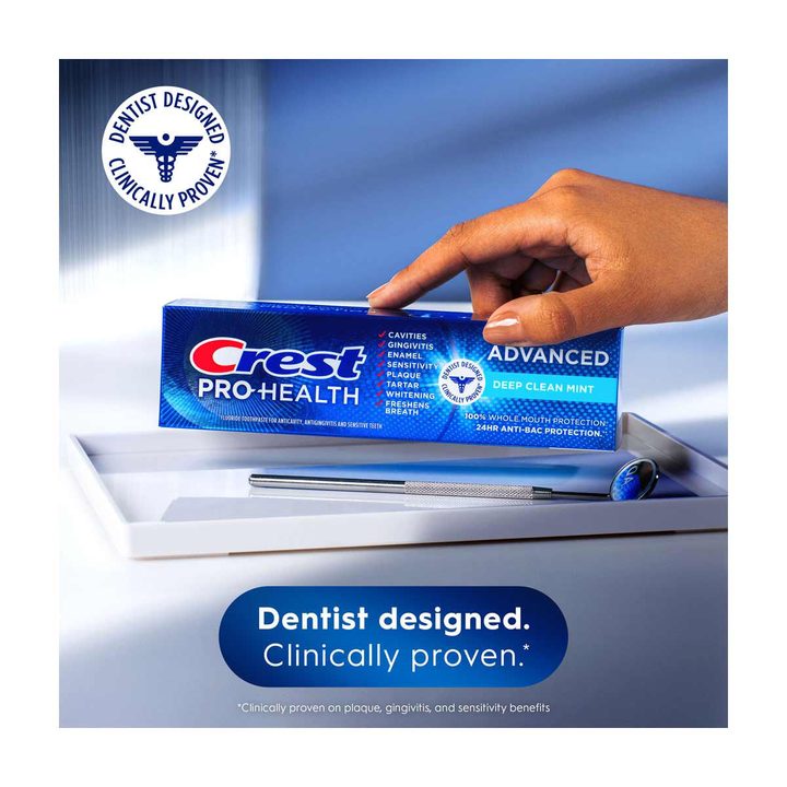 Crest Pro-Health Advanced Deep Clean Mint Toothpaste, 5.1 oz — view 3