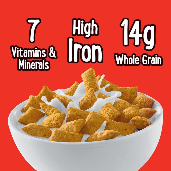 Kellogg's Krave Breakfast Cold Cereal, 7 Vitamins and Minerals, Made with Whole Grain, Chocolate, 11.4oz Box (1 Box) — view 2