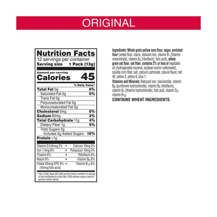 Kellogg's Froot Loops Jumbo Snax Cereal - Original, 12 ct — view 3