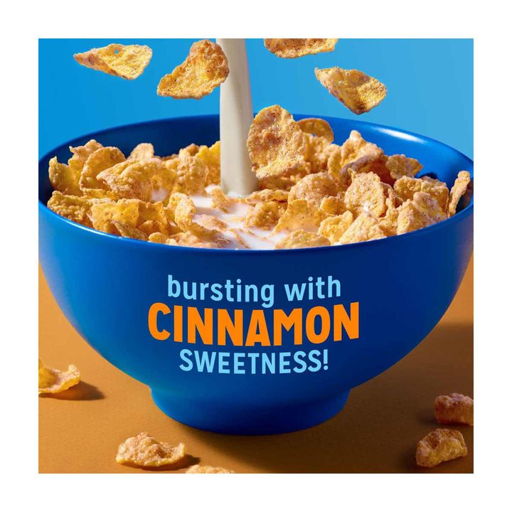 Kellogg's Frosted Flakes Breakfast Cereal, Kids Cereal, Family Breakfast, Cinnamon French Toast, 11.6 oz — view 4
