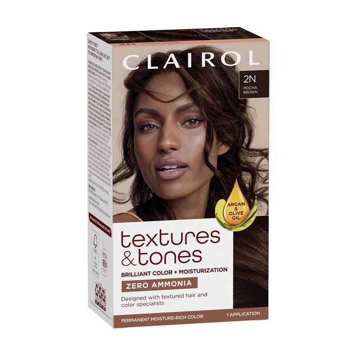 Clairol Textures & Tones Permanent Hair Color, 2N Mocha Brown — view 2