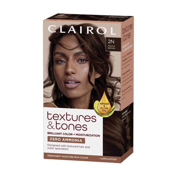 Clairol Textures & Tones Permanent Hair Color, 2N Mocha Brown — view 3