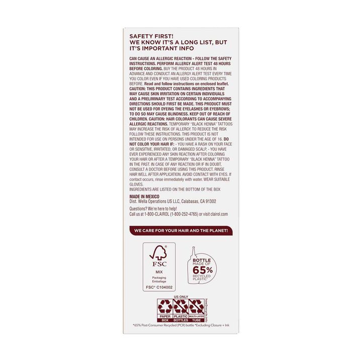 Clairol Textures & Tones Permanent Hair Color, 1B Silken Black — view 4