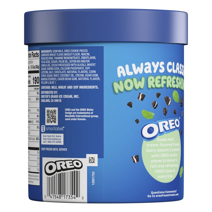Oreo Frozen Dairy Dessert Oreo Mint 1.5Qt Container — view 4