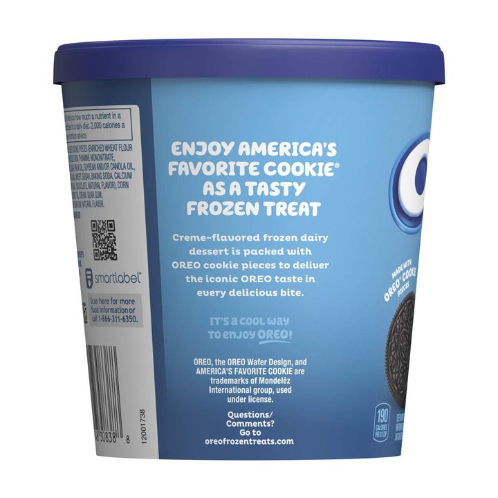 Oreo Cookie Scoopable Ice Cream Frozen Dessert, 14 oz — view 3