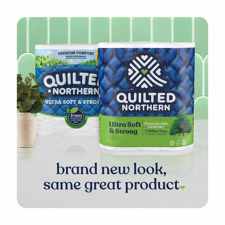 Quilted Northern Ultra Soft & Strong Toilet Paper Mega Rolls, 8 ct — view 2