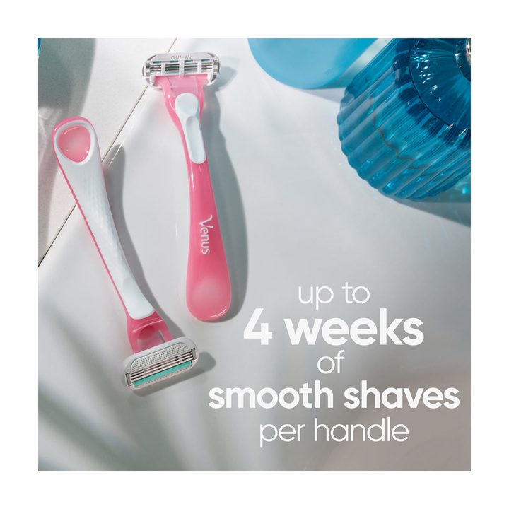 Venus Sensitive Women's Disposable Razor, 3 Count — view 3