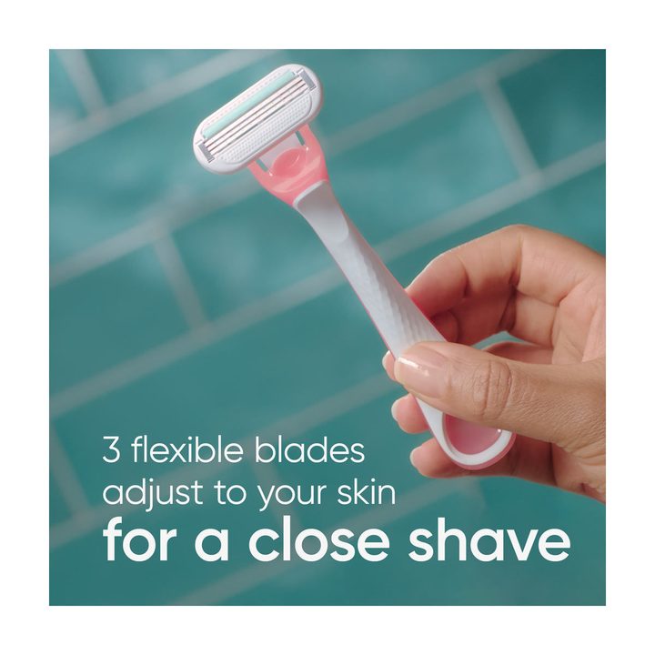 Venus Sensitive Women's Disposable Razor, 3 Count — view 4