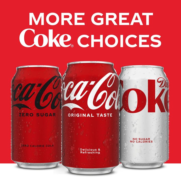 Coca-Cola Soda Soft Drink Fridge Pack Cans, 12 fl oz, 12 Pack — view 2