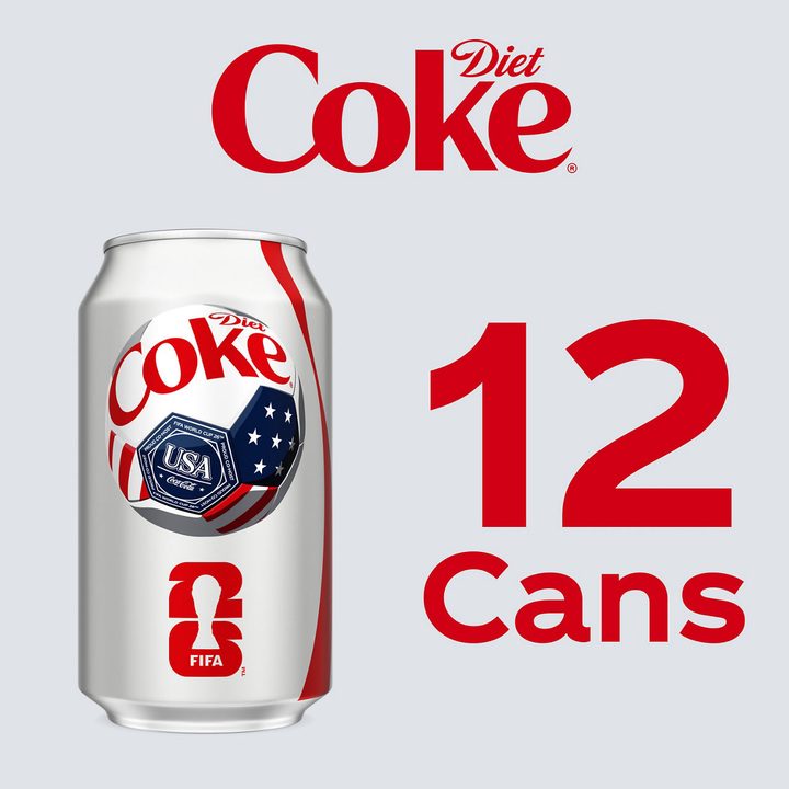 Diet Coke Soda Soft Drink Fridge Pack Cans, 12 fl oz, 12 Pack — view 3