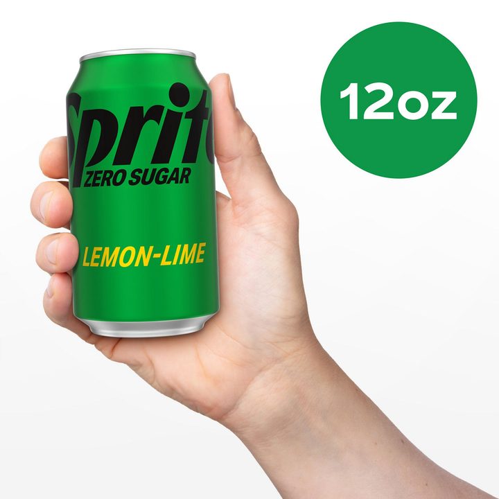 Sprite Zero Sugar Lemon-Lime Caffeine Free Soda Soft Drink Fridge Pack Cans, 12 fl oz, 12 Pack — view 2