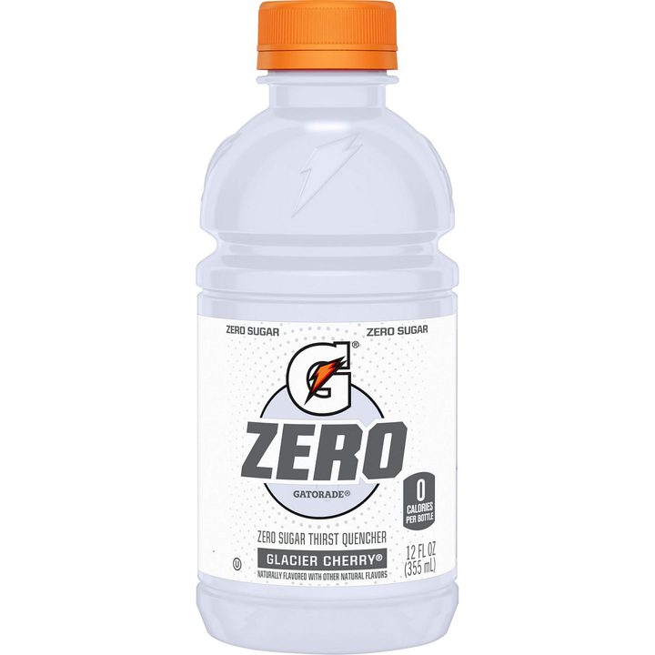 Gatorade Zero Zero Sugar Thirst Quencher Glacier Cherry 12 Fl Oz 4 Count — view 2