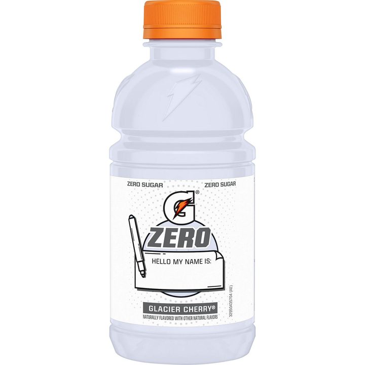 Gatorade Zero Zero Sugar Thirst Quencher Glacier Cherry 12 Fl Oz 4 Count — view 3